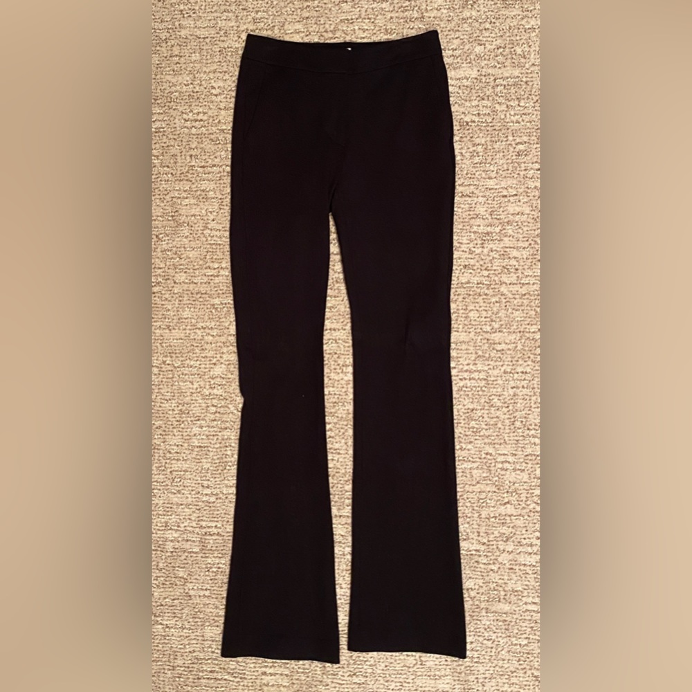 Bi-Stretch Straight Pants (Black)